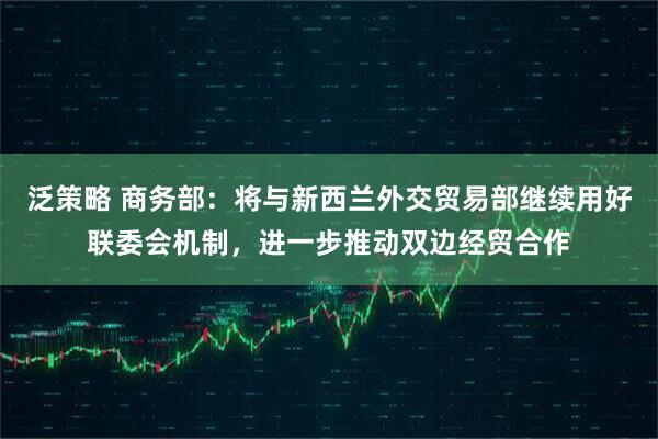 泛策略 商务部：将与新西兰外交贸易部继续用好联委会机制，进一步推动双边经贸合作